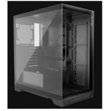 Компьютерный корпус XPG INVADER X BLACK (INVADERXMT-BKCWW) Mid-Tower Gaming ATX PC Case with Panoramic View, Tempered Glass Panels, and RGb Lighting Black
