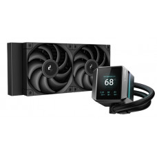 Система жидкостного охлаждения DEEPCOOL MYSTIQUE 240 черный, 120 мм, алюминий, 2150 об/мин, 36.49 дБ, 4 pin, 280 Вт
