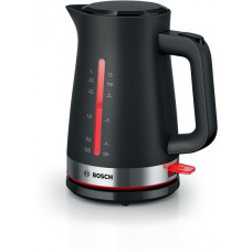 Чайник электрический Bosch TWK4M223 1.7л. черный корпус: пластик