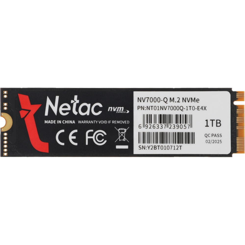 Накопитель SSD Netac NT01NV7000Q-1T0-E4X