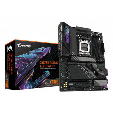Материнская плата Gigabyte X870E AORUS ELITE WIFI7, AM5, AMD X870E, 4xDDR5, 4xSATA, 4xM.2, 1xPCI-E 5.0 x16, 1xPCI-E 4.0 x4, 1xPCI-E 3.0 x4, 1xHDMI, 1x 2.5Gb LAN, 4xUSB-A 3.2 Gen 1, 2xUSB-A 3.2 Gen 2, 4xUSB-A 2.0, 2xUSB-C 4.0, 2x3.5 мм, 7.1, ATX