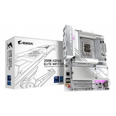 Материнская плата Gigabyte Z890 AORUS ELITE WIFI7 ICE, LGA 1851, Intel Z890, 4xDDR5, 4xSATA, 4xM.2, 1xPCIe 5.0 x16, 2xPCIe 4.0 x4, 1xDP, 1xUSB-C (DP), 1x 2.5Gb LAN, 4xUSB-A 2.0, 3xUSB-A 3.2 Gen 1, 2xUSB-A 3.2 Gen 2, 1xUSB-C 3.2 Gen 2 (Thunderbolt 4), 2x3.