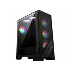 Компьютерный корпус MSI MAG FORGE 120A Mid-Tower, ATX, 2xUSB 3.2, Audio I/O, 6x120mm autoRGb Fan PWM RGb PWM Control Board, Tempered Glass Window