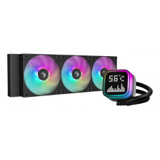 Система жидкостного охлаждения DEEPCOOL LP360 черный, 120 мм, алюминий, 2400 об/мин, 38.71 дБ, 3 pin, 300 Вт