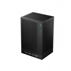 Компьютерный корпус Deepcool CH170 DIGITAL черный без БП mATX 1x120mm 1xUSB2.0 1xUSB3.0 audio bott PSU