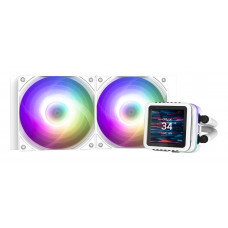 Система водяного охлаждения Zalman Alpha 2 A24 DS ARGb белый 120мм 2150rpm 28db 4-pin 320W