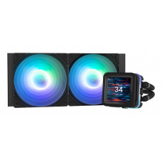 Система водяного охлаждения Zalman Alpha2 A24 DS ARGb черная 120мм алюминий+медь 2000rpm 29.7db 4-pin 320W