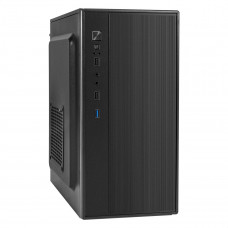 Компьютерный корпус ExeGate BAA-408U Minitower (mATX, без БП, 2*USB+1*USB3.0, HD Audio, черный)