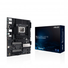 Материнская плата ASUS PRO WS Z890-ACE SE, LGA1851, Intel Z890, 4xDDR5, 4xM.2, 8xSATA, 2xPCIe 5.0 x16, 1xPCIe 4.0 x4, 1xHDMI, 1xThunderbolt 4 (USB-C), 1xVGA, 1x10Gb LAN, 1x2.5Gb LAN, 6xUSB-A 10Gbps, 1xUSB-C 20Gbps, 2x3.5 мм аудио, 7.1, ATX