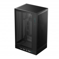 Корпус MiniTower Deepcool CH270 черный (Mini-ITX, без БП, 2*Type A+USB Type-C) (R-CH270-BKNDM0-G-1)