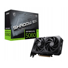 Видеокарта MSI PCI-E 5.0 RTX 5060 8G SHADOW 2X OC NVIDIA GeForce RTX 5060 8Gb 128bit GDDR7 2482/28000 HDMIx1 DPx3 HDCP Ret