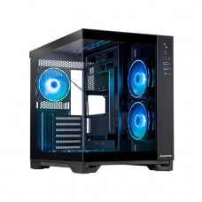 Компьютерный корпус Chieftec Visio черный без БП ATX 2x80mm 4x120mm 2x140mm 1xUSB2.0 2xUSB3.0 audio bott PSU