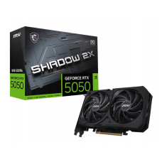 Видеокарта MSI PCI-E 5.0 RTX 5050 8G SHADOW 2X OC NVIDIA GeForce RTX 5050 8Gb 128bit GDDR6 2602/20000 HDMIx1 DPx3 HDCP Ret
