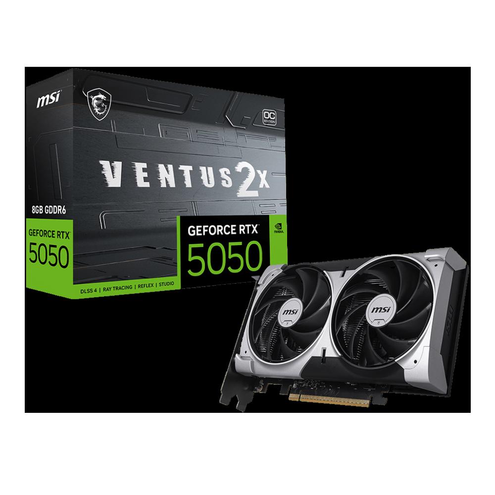 Видеокарта MSI RTX 5050 8G VENTUS 2X OC