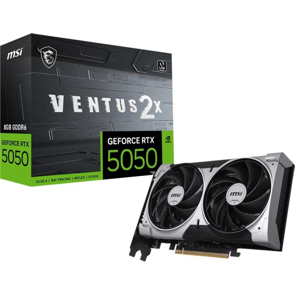 Видеокарта MSI RTX 5050 8G VENTUS 2X