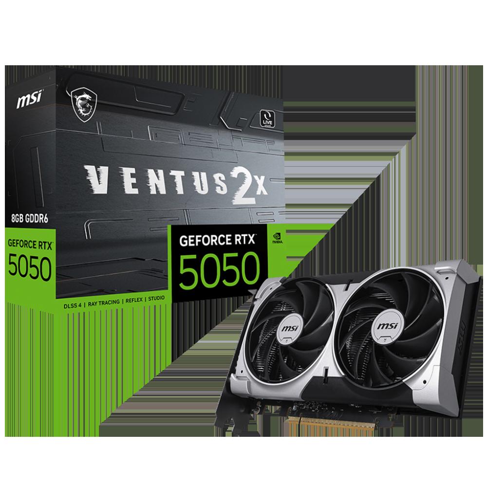 Видеокарта MSI RTX 5050 8G VENTUS 2X