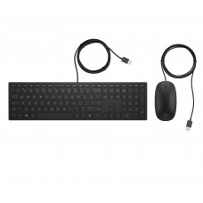 Клавиатура+мышь HP PAV WiredCombo Keyboard 400