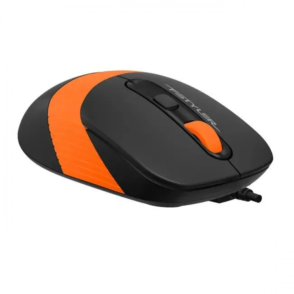 Клавиатура + мышь A4Tech Fstyler F1010 клавчерныйоранжевый мышьчерныйоранжевый USB Multimedia (F A4Tech F1010 ORANGE