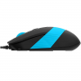 Клавиатура + мышь A4Tech Fstyler F1010 клавчерныйсиний мышьчерныйсиний USB Multimedia (F1010 BLU A4Tech F1010 BLUE