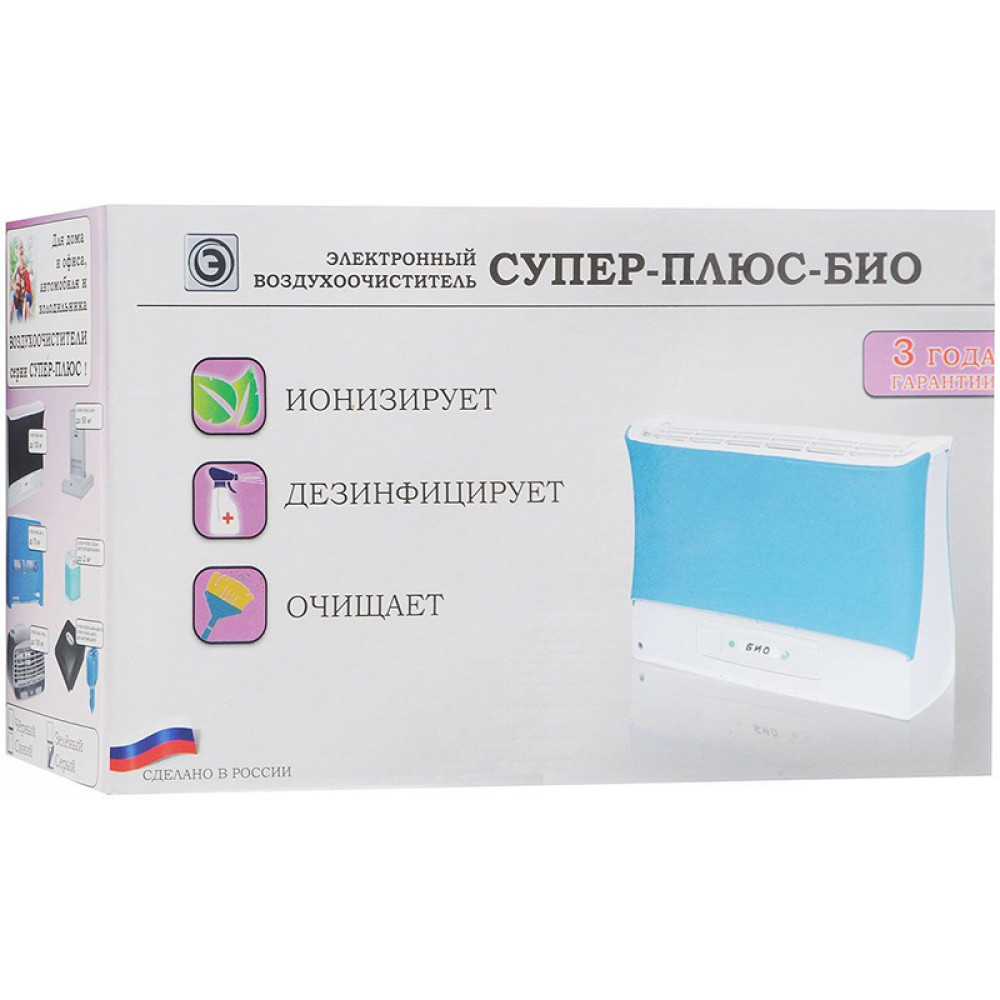 Воздухоочиститель Супер-плюс Био черный Воздухоочиститель Супер-плюс Био черный
