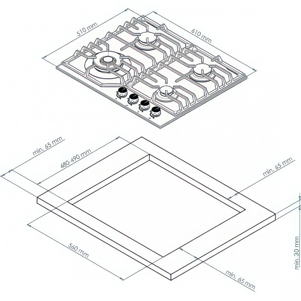 Варочная Kuppersberg Bronze