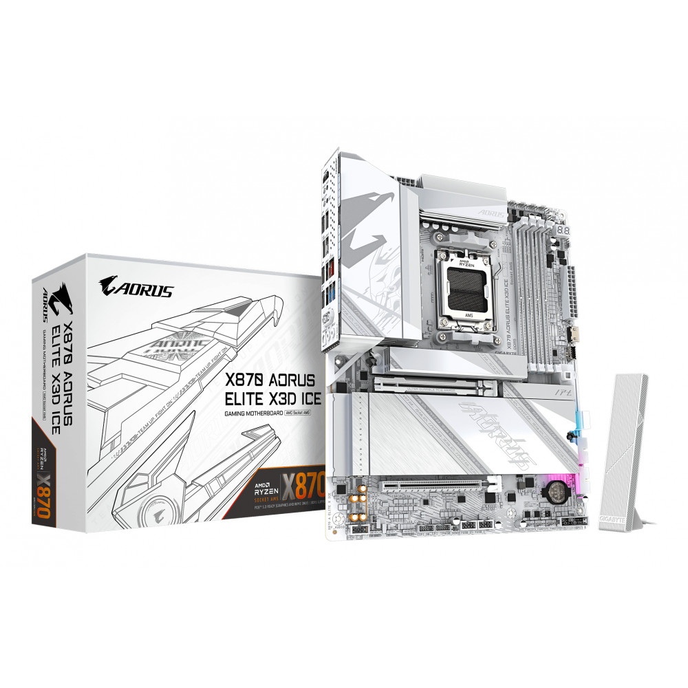 Материнская плата Gigabyte X870 A ELITE X ICE Материнская плата Gigabyte X870 A ELITE X ICE
