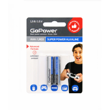 Батарейка AAA GoPower Батарейка LR03 AAA (00-00019862)