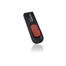 Флешка USB ADATA С008 (AC008-32G-RKD), 32 Gb, USB 2.0, R/W 15/5, черный/красный