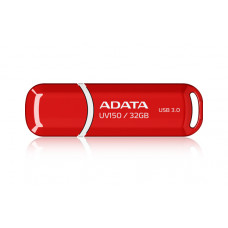 Флешка USB ADATA UV150 (AUV150-32G-RRD), 32 Gb, USB 3.0, R/W 35/10, красный