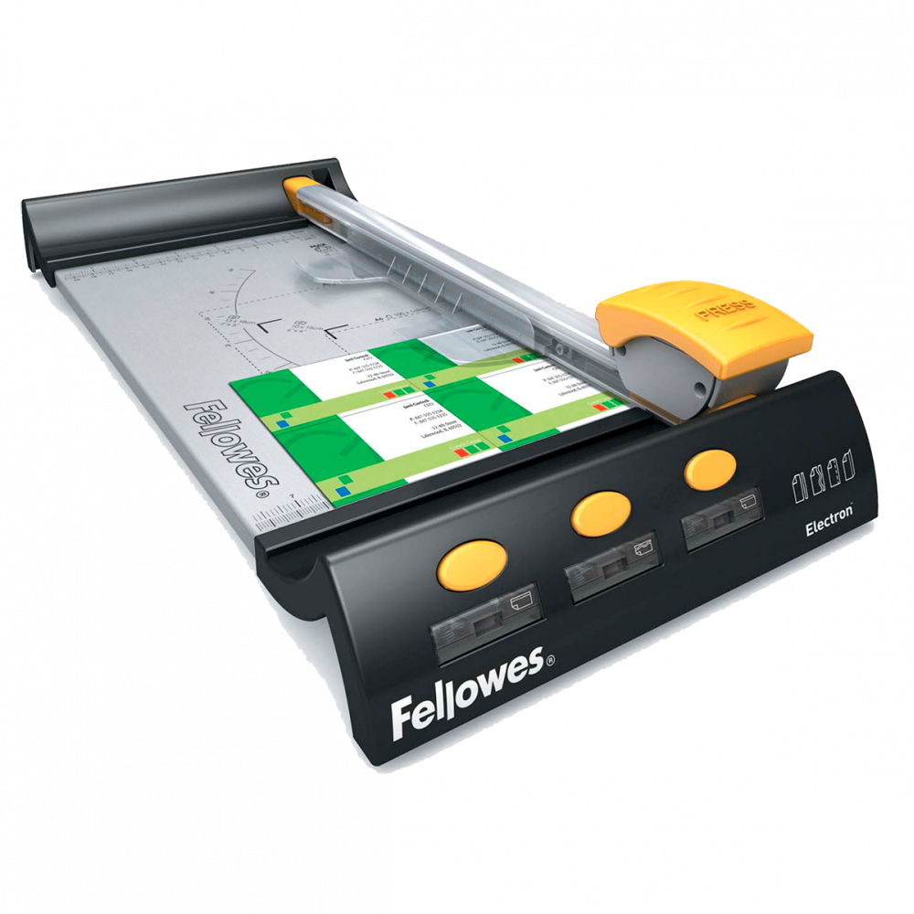 Резак дисковый Electron A4, комплект из 4-х картриджей (прямая резка, биговка, перфорация, волна) Fellowes Electron A4