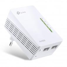Сетевое оборудование TP-Link TL-WPA4220 300Mbps Wireless AV500 Powerline Extender, 500Mbps Powerline Datarate, 2 10/100Mbps Fast Ethernet ports, HomePlug AV, Plug and Play, WiFi Clone, Single Pack