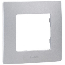 Рамка 1пост, алюм. ETIKA 