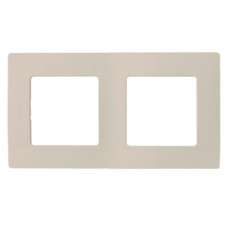 Рамка 2 поста, сл. кость ETIKA Рамка 2 поста, сл. кость