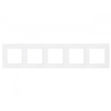 Рамка 5 постов, бел. ETIKA Рамка 5 постов, бел. ETIKA