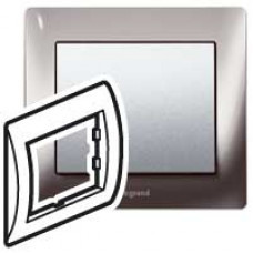 Рамка Legrand 771941 Galea Life на 1 пост тёмный никель (металл)