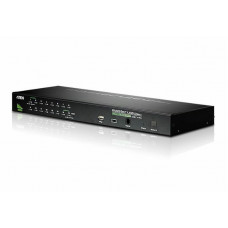 Переключатель KVM ATEN CS1716A-AT-G 16-port, USB, rackmountable, в компл. кабели 2*1.8м