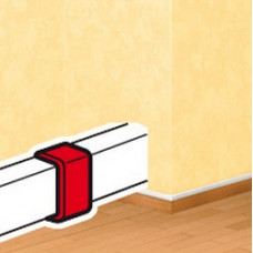 Накладка на стык кабель-каналов LEGRAND 033606 40x12.5мм, 40х16мм, 40x20мм, белый