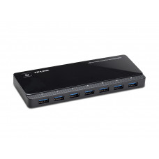 Сетевое оборудование TP-Link UH720 7 ports USB 3.0 Hub with 2 power charge ports (2.4A Max), Desktop, a 12V/4A Power Adapter included