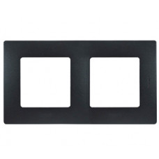 Рамка 2поста антрацит ETIKA Рамка 2поста антрацит