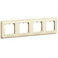 Рамка 4 поста, сл. кость Cariva Рамка 4 поста, сл. кость