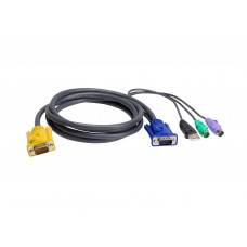 Кабель ATEN USB-PS/2 HYBRID CABLE.; 3M*2L-5303UP