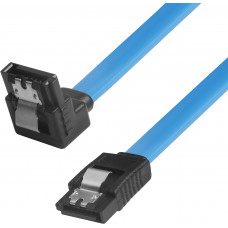 Кабель интерфейсный угловой SATA III 0.5 m Greenconnect GC- ST1041-0.5 m, SATA III - SATA III до 6Gbps, 26 AWG, 7pin  7pin угловой разъем, медь, пакет Greenconnect SATA III - SATA III 0.5м