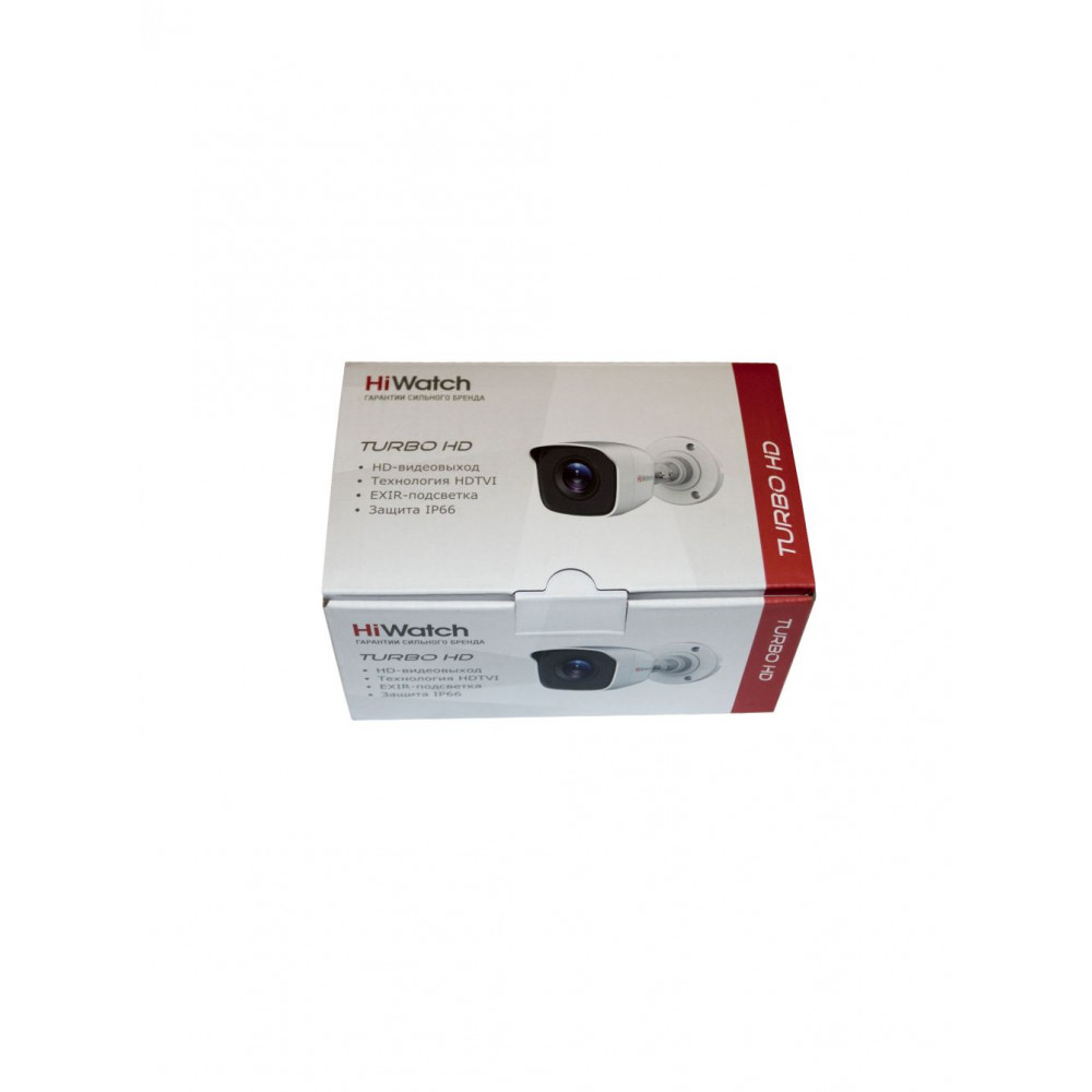 2Мп уличная цилиндрическая HD-TVI камера с EXIR-подсветкой до 20м HiWatch DS-T200(B) (3.6 mm)