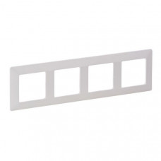 Рамка "Белая". 4-постовая универсальная Valena LIFE