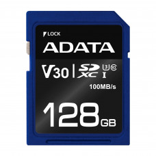 Флеш карта SD ADATA 128Gb ADATA Premier Pro SDXC Class 10 UHS-I U3 V30S 95/60 MB/sФлеш карта SD