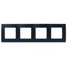 Рамка 4поста антрацит ETIKA Рамка 4поста антрацит ETIKA