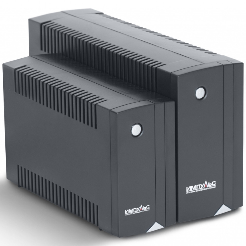 ИБП ЮНИОР 850, 850480 ВАВт, LED, IEC-C13x4 Импульс JN85101