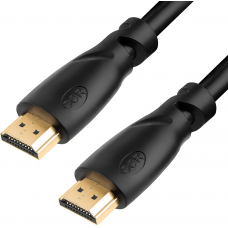 Greenconnect Кабель 1.5m HDMI 1.4, OD7.3mm, 3030 AWG, позолоченные контакты, Ethernet 10.2 Гбитс, 3D, 4K, экран Greenconnect HDMI (m) - HDMI (m) 1.5м