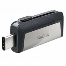 USB Flash drive SanDisk Флеш Диск Sandisk 128Gb Ultra Dual SDDDC2 128G G46 USB3.0 серый/узор
