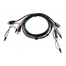 Кабель для переключателей ATEN Custom USB 2.0 HDMI KVM Cable L:1.8m*2L-7D02UH
